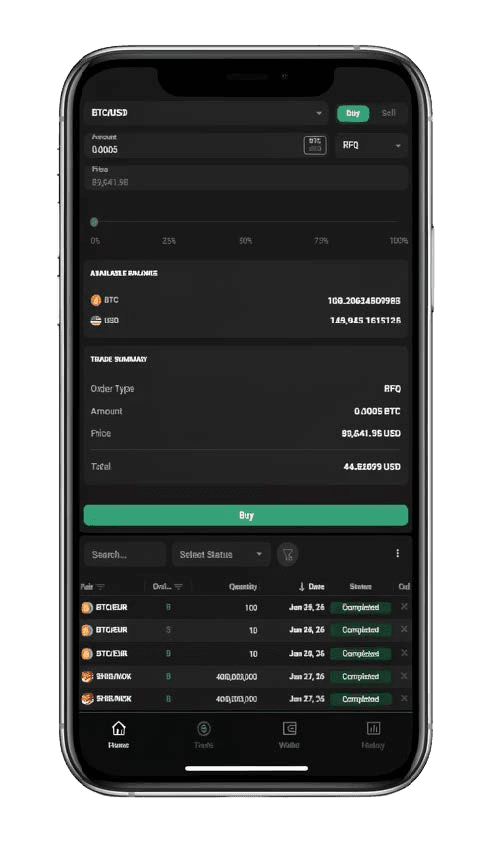 Mercury OTC Mobile Interface